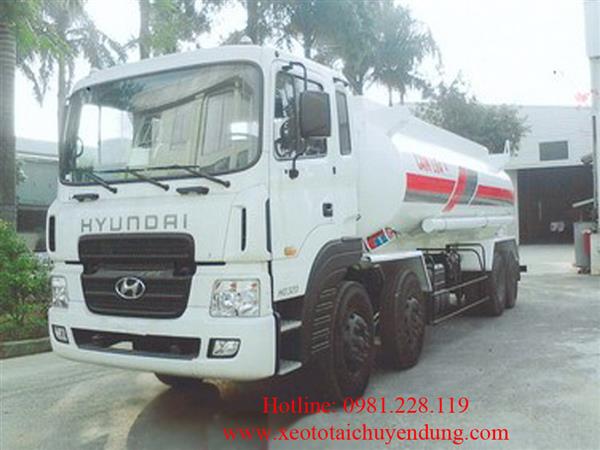Xe chở xăng dầu 22 khối Hyundai HD320