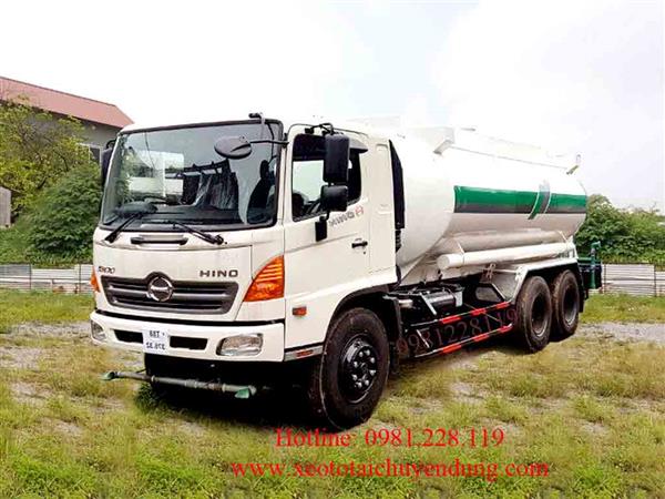 Xe bồn phun nước rửa đường Hino FL 15 khối (15m3)