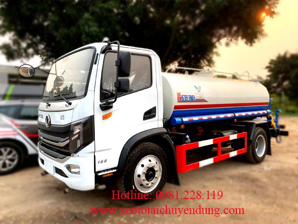 Xe Tưới Nước Rửa Đường 7 Khối
