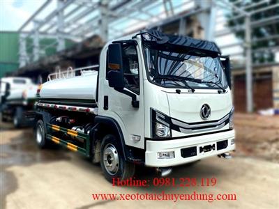 Xe Bồn Tưới Nước Rửa Đường 6,5 Khối Dongfeng Trung Quốc