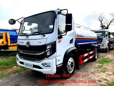 Xe Tưới Nước Rửa Đương 7 Khối Dongfeng Hộp Số 2 tầng