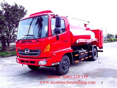 Xe ô tô chữa cháy, xe cứu hỏa Hino FC9JETA 5,5 khối (5500 Lít)