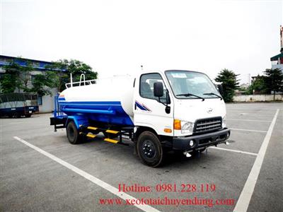 Xe phun nước rửa đường 7 khối Hyundai HD800