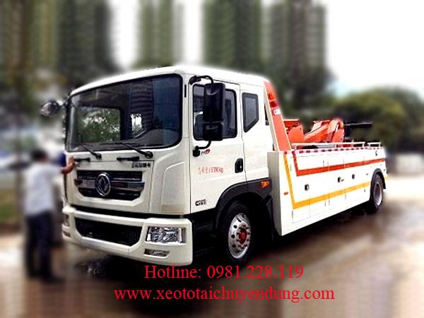 xe cứu hộ kéo xe 8 tấn Dongfeng