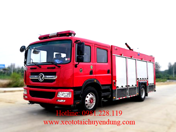 Xe cứu cháy cứu hỏa 6 khối Dongfeng